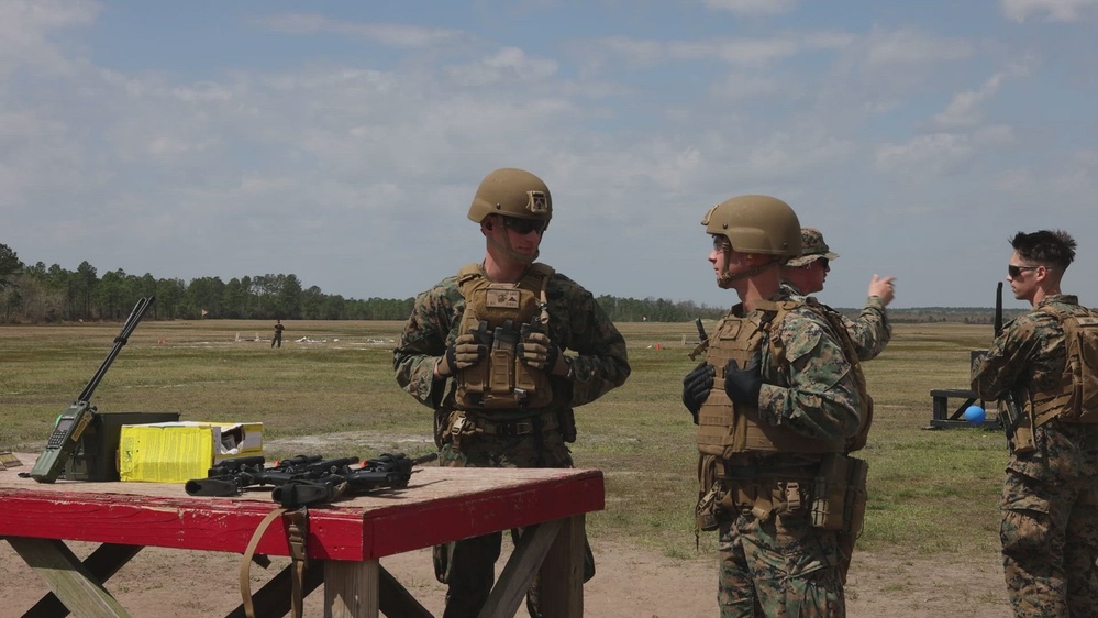 Air-defense cell during counter-UAS range